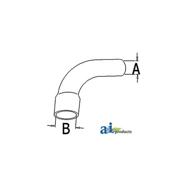 Radiator Hose, Lower 12" x3" x3"